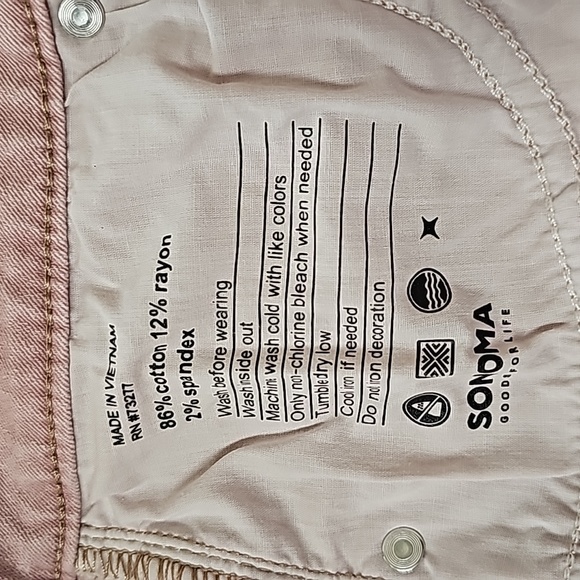 NWT Sonoma Curvy skinny High Rise  Stretch jeans Long 32-in Size 8L or 10L - Picture 9 of 10